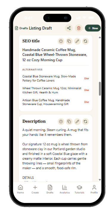 SEO-Optimized Titles & Descriptions